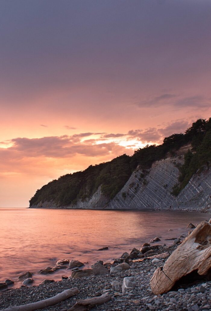 Море осенью в Бетте